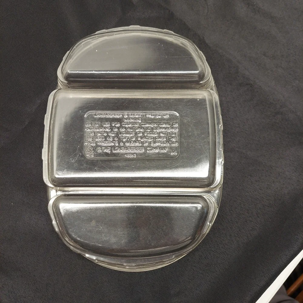 Longaberger Large DAILY BLESSINGS Basket Divided Plastic Protector Liner 45543